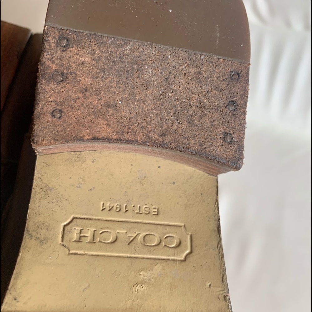 COACH est.1941 Leather Boots.,Leather inside, Jordan 6 1/2 B.Good used Condition - Picture 12 of 12